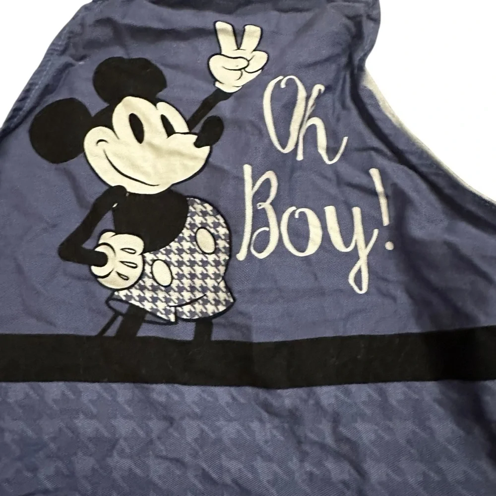 Disney Black and White Fabric Tag